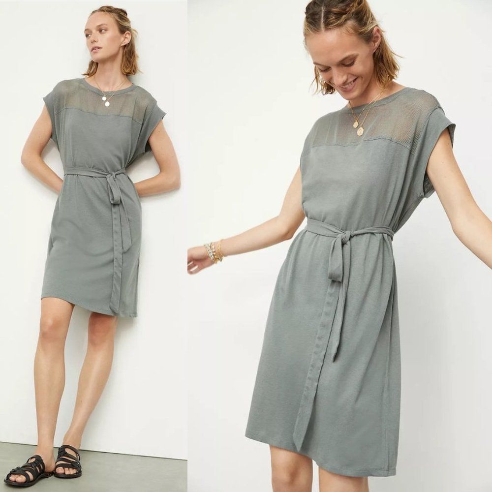 ANTHROPOLOGIE  Belted Mini Dress